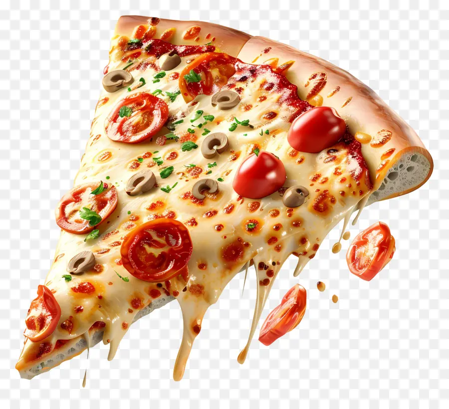 3 Boyutlu Pizza，Pizza Dilimi PNG