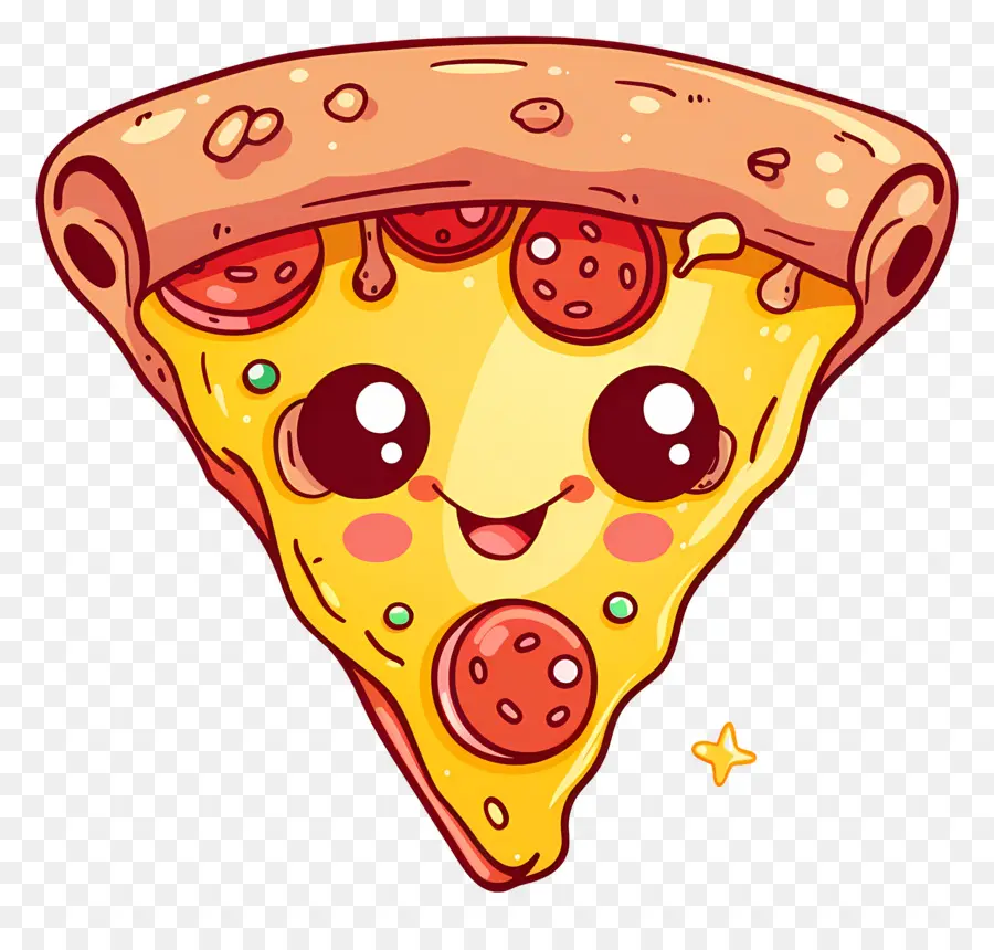 Karikatürize Et Pizza，Pizza Dilimi PNG