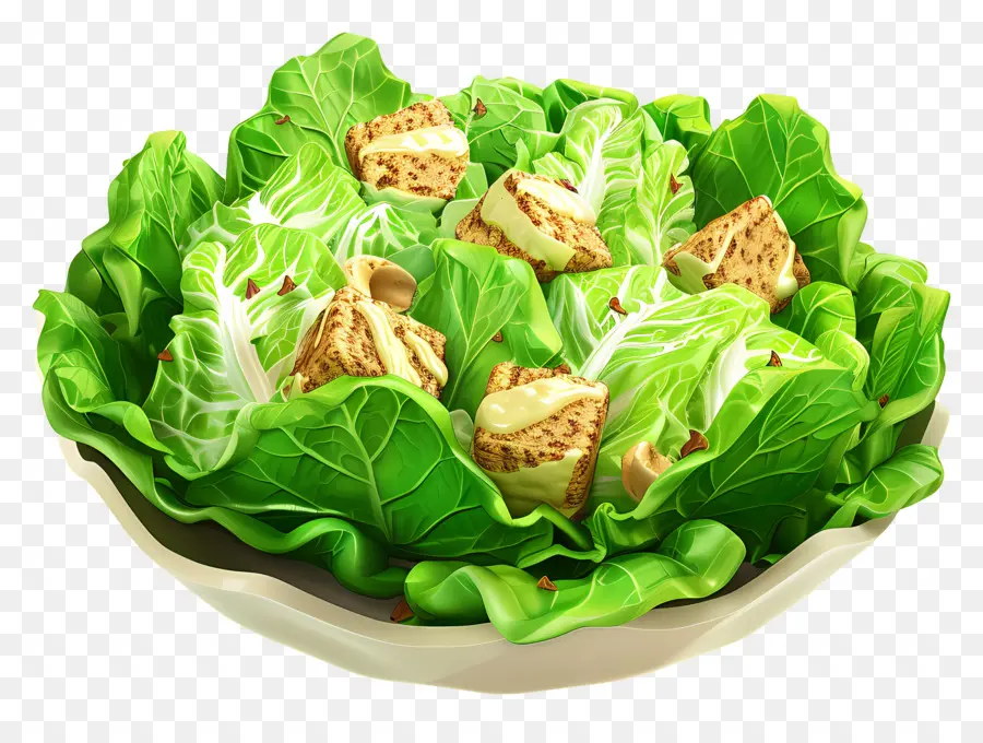 Sezar Salatası，Salata Kasesi PNG