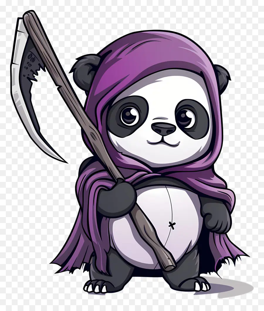 Sevimli Panda，Tırpanlı Panda PNG