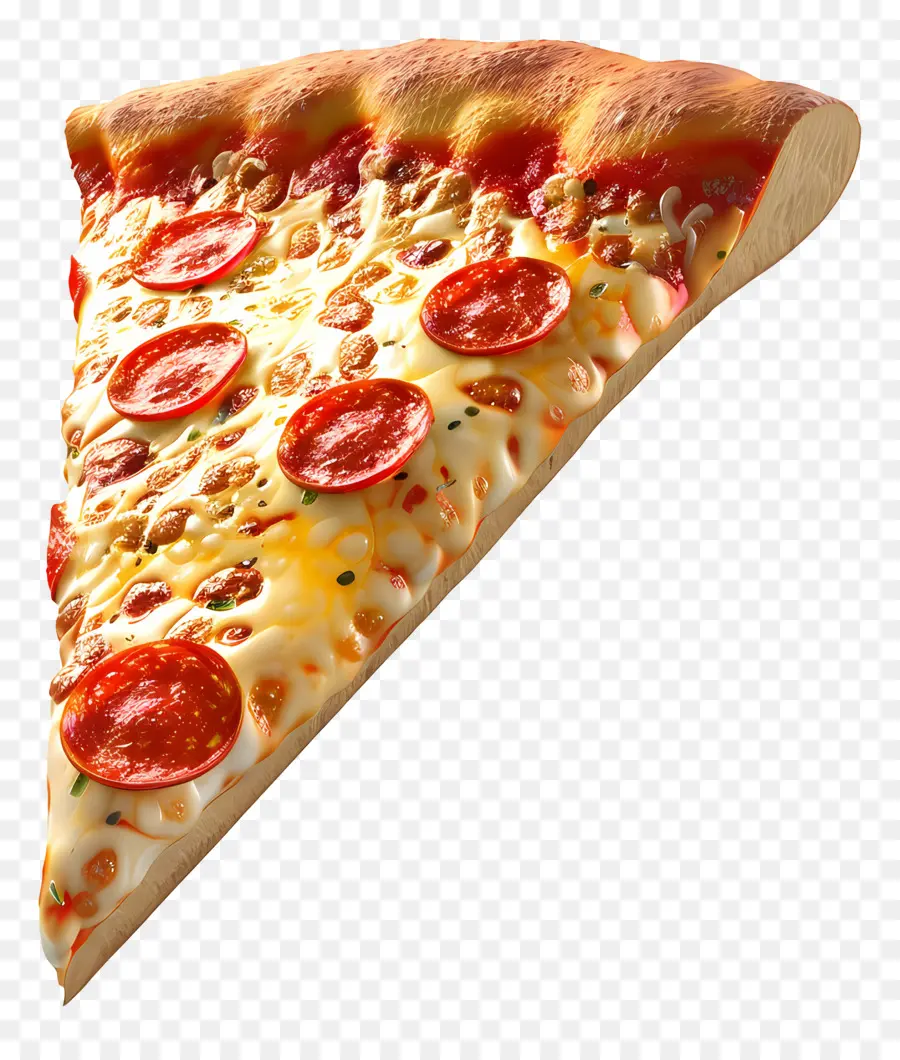 3 Boyutlu Pizza，Biberli Pizza Dilimi PNG