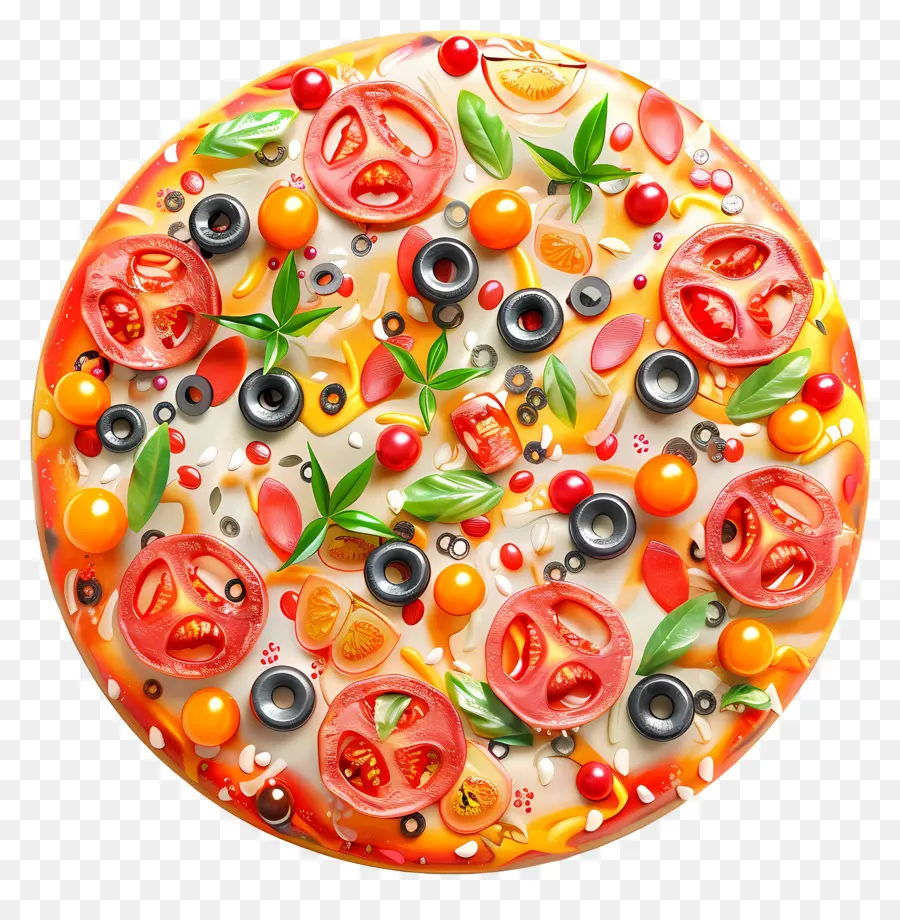 3 Boyutlu Pizza，Pizza PNG