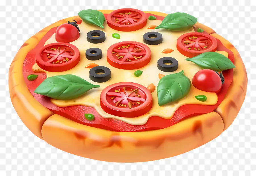 Sevimli Pizza，Bütün Pizza PNG