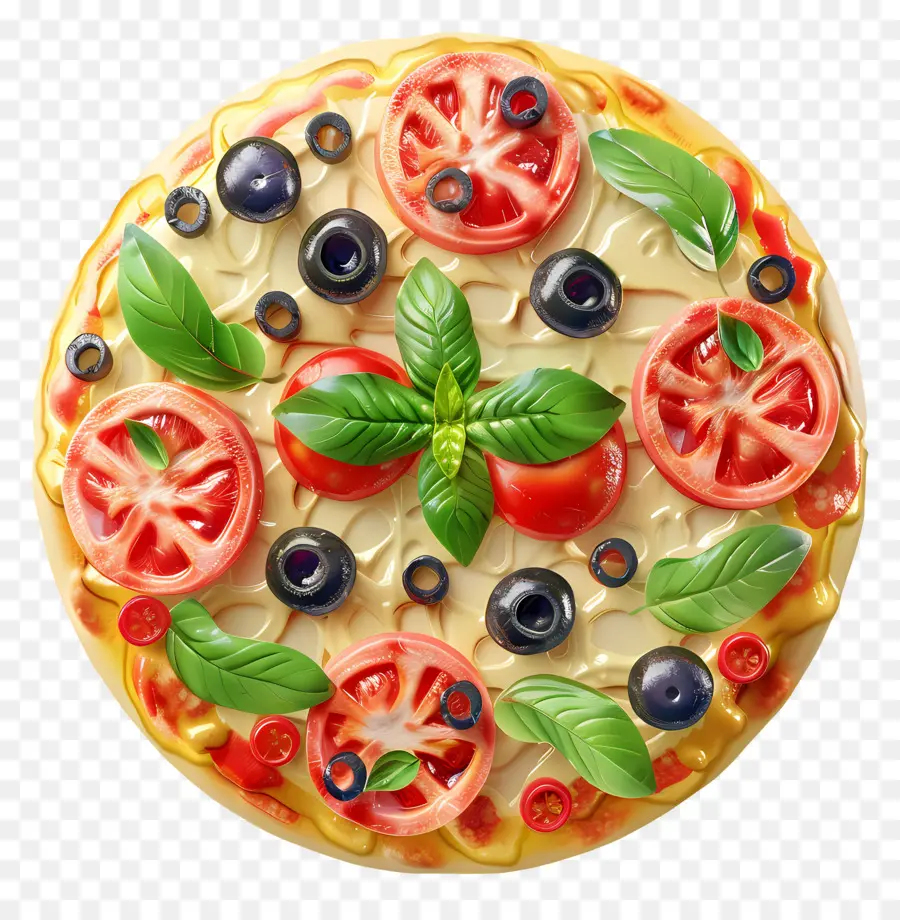 3 Boyutlu Pizza，Pizza PNG