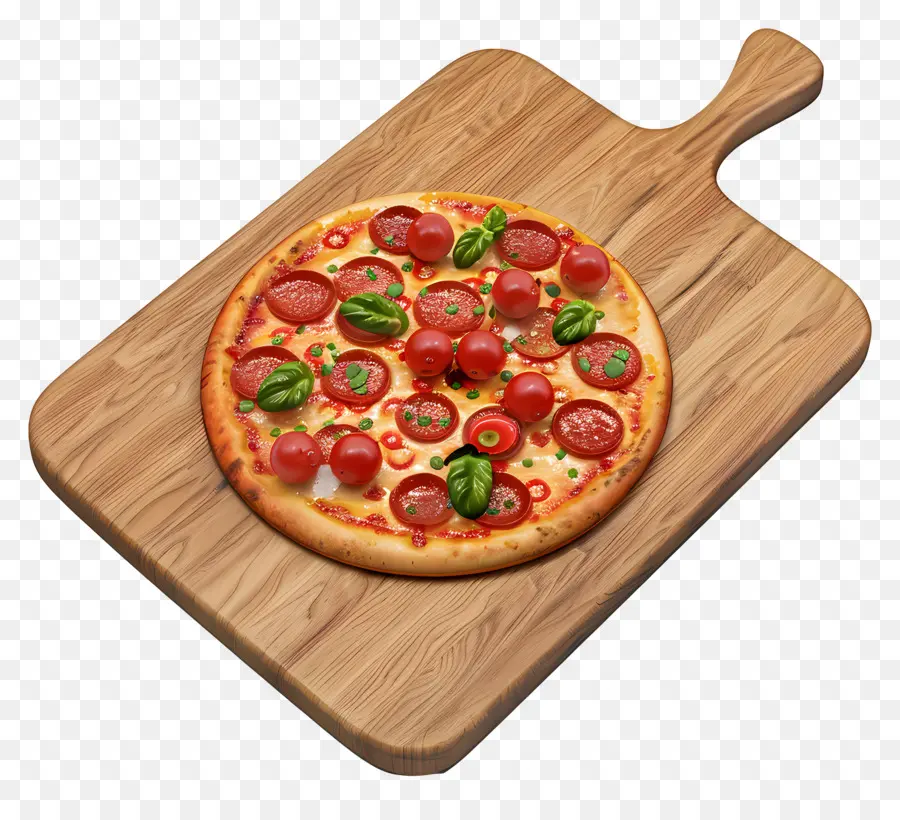 3 Boyutlu Pizza，Pizza PNG