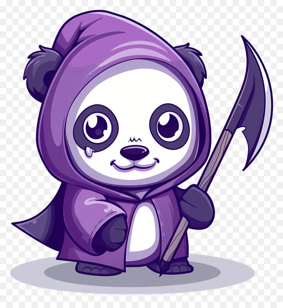 Sevimli Panda，Tırpanlı Panda PNG