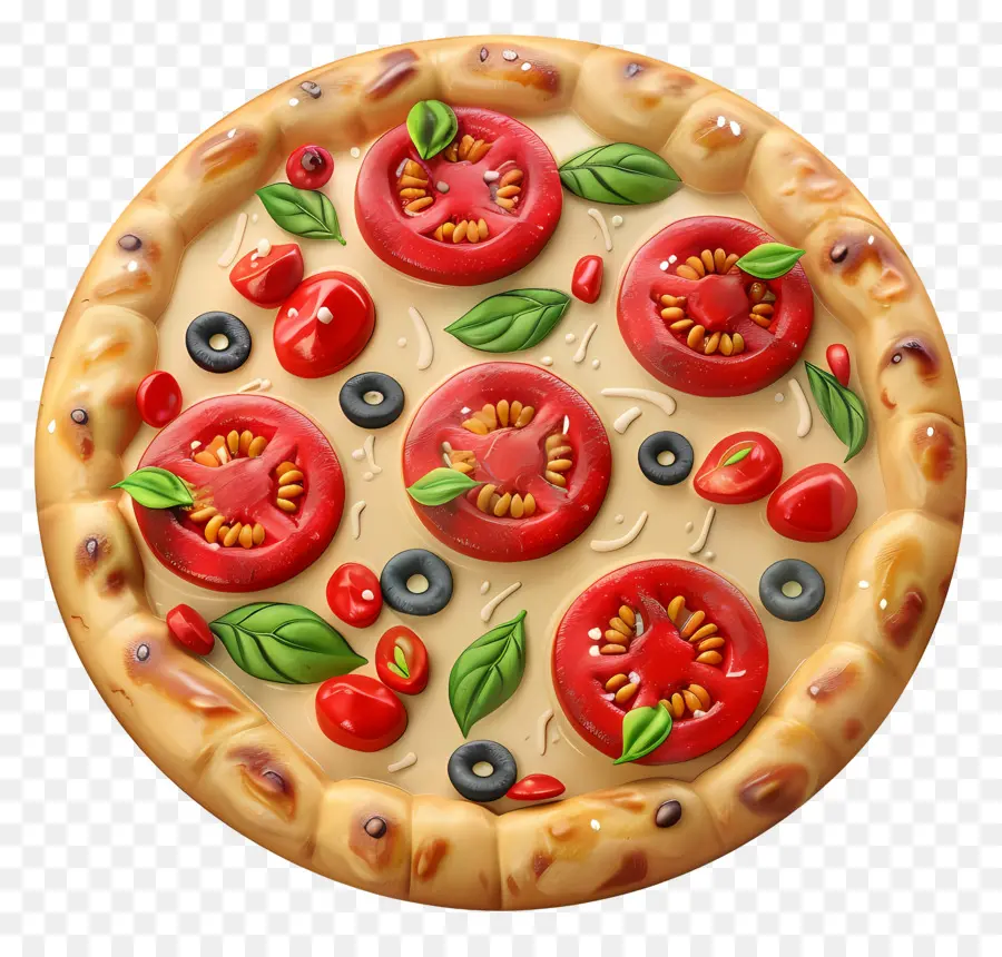 Sevimli Pizza，Bütün Pizza PNG