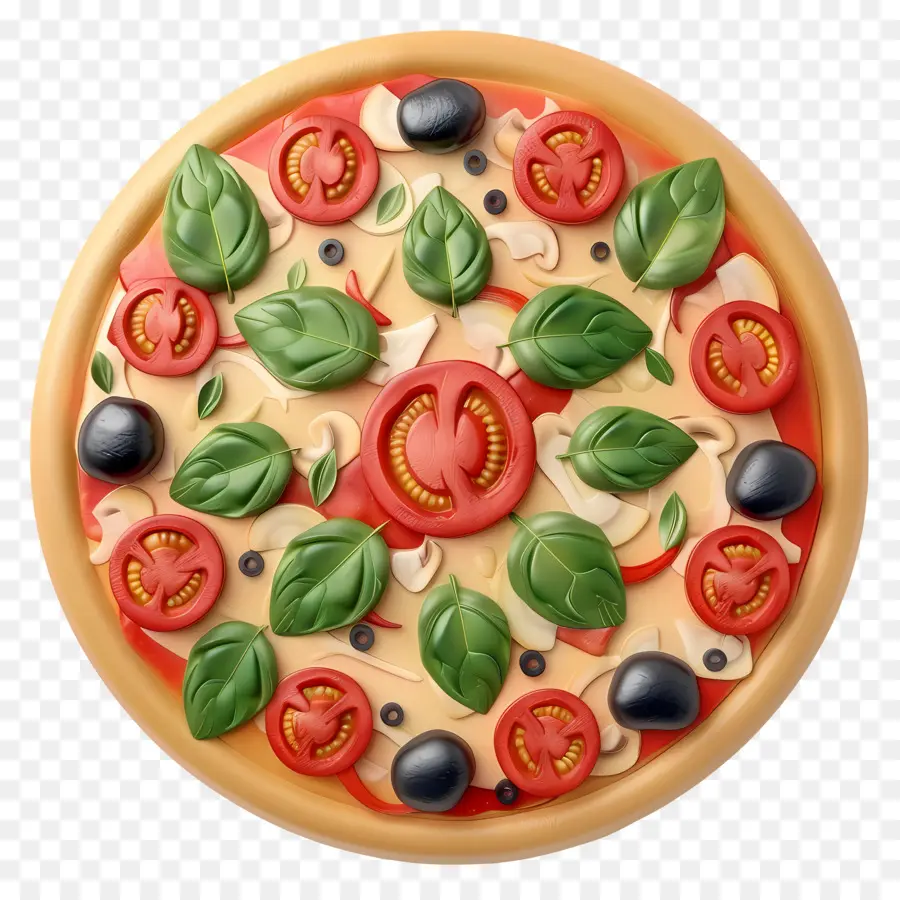 3 Boyutlu Pizza，Pizza PNG