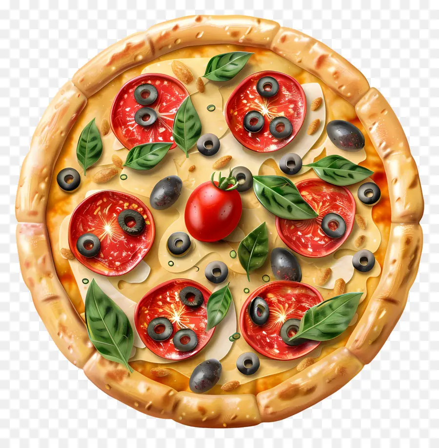 3 Boyutlu Pizza，Pizza PNG