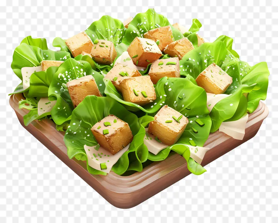 Sezar Salatası，Tofu Salatası PNG