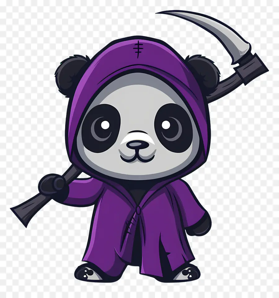 Sevimli Panda，Tırpanlı Panda PNG