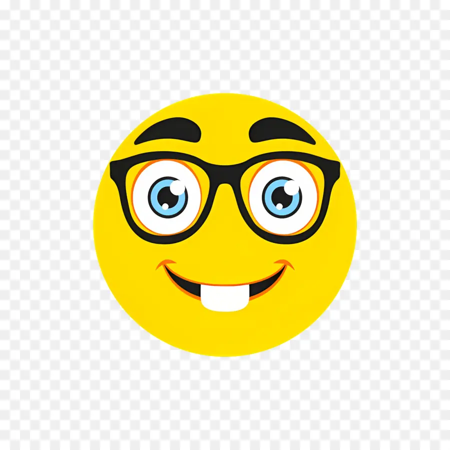 Inek Emojisi，Gözlüklü Emoji PNG