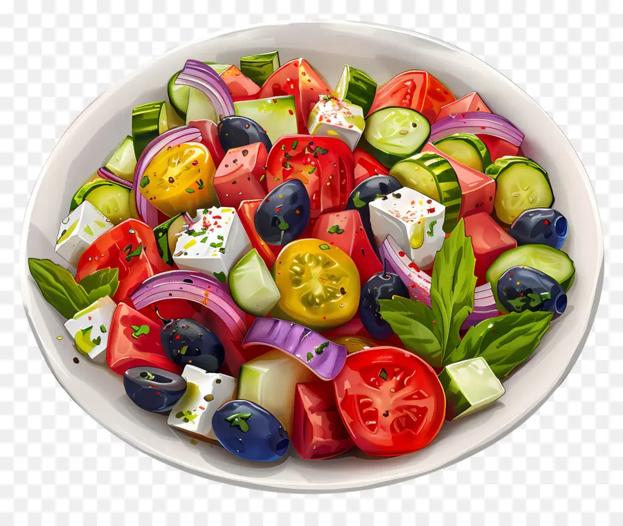 Yunan Salatası，Salata PNG