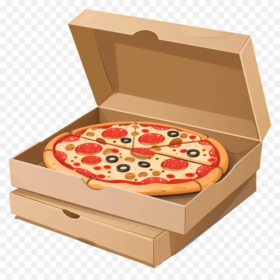 Pizza Kutusu，Kutudaki Pizza PNG