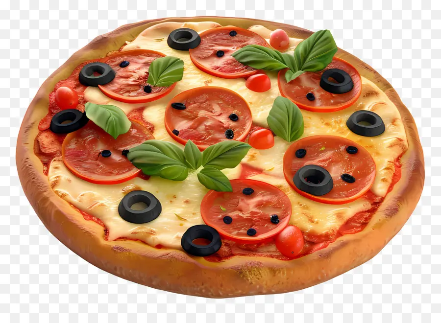 İtalyan Pizzası，Bütün Pizza PNG