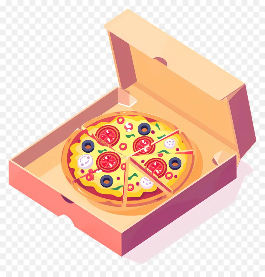 Pizza Kutusu，Kutudaki Pizza PNG