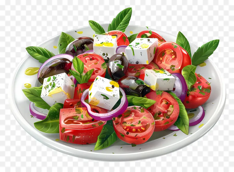 Yunan Salatası，Sebze PNG