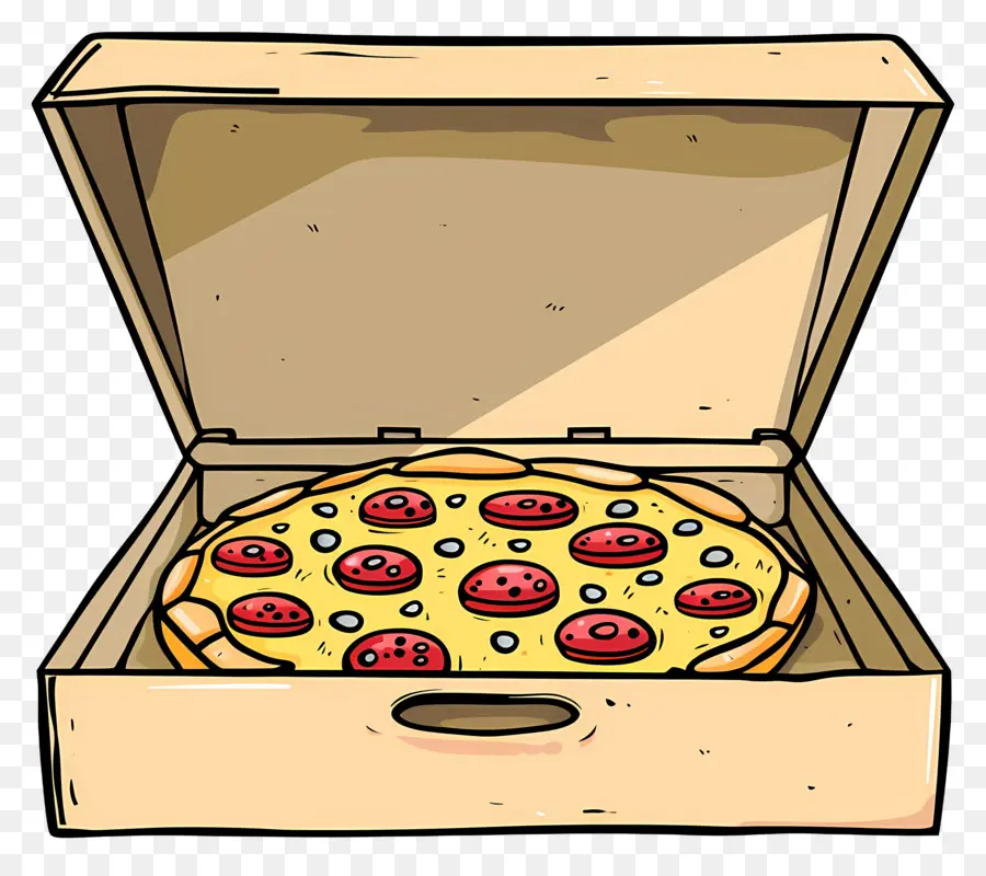 Pizza Kutusu，Kutuda Pizza PNG