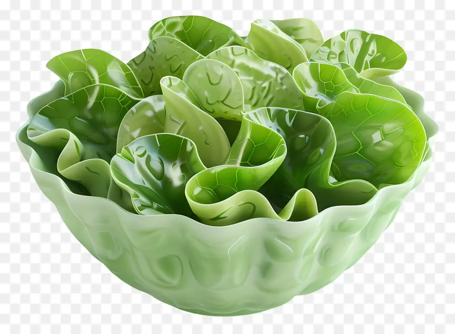 Yeşil Salata，Marul Kasesi PNG