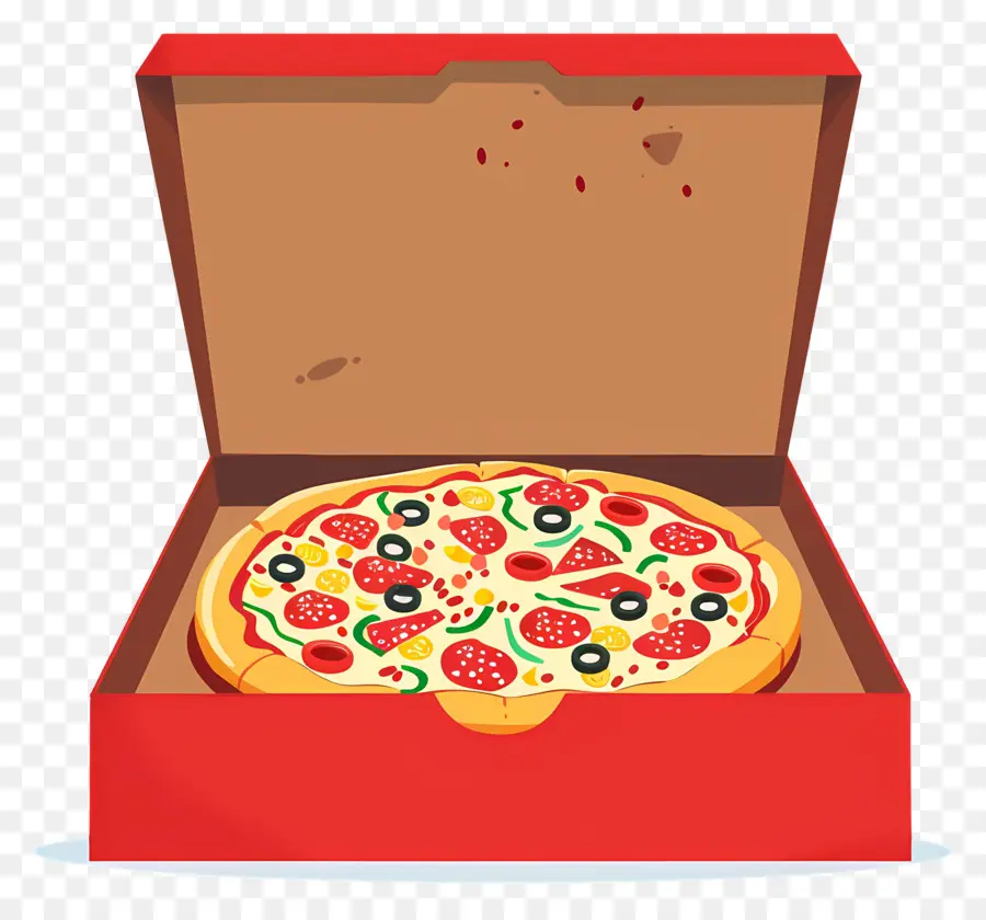 Pizza Kutusu，Kutudaki Pizza PNG