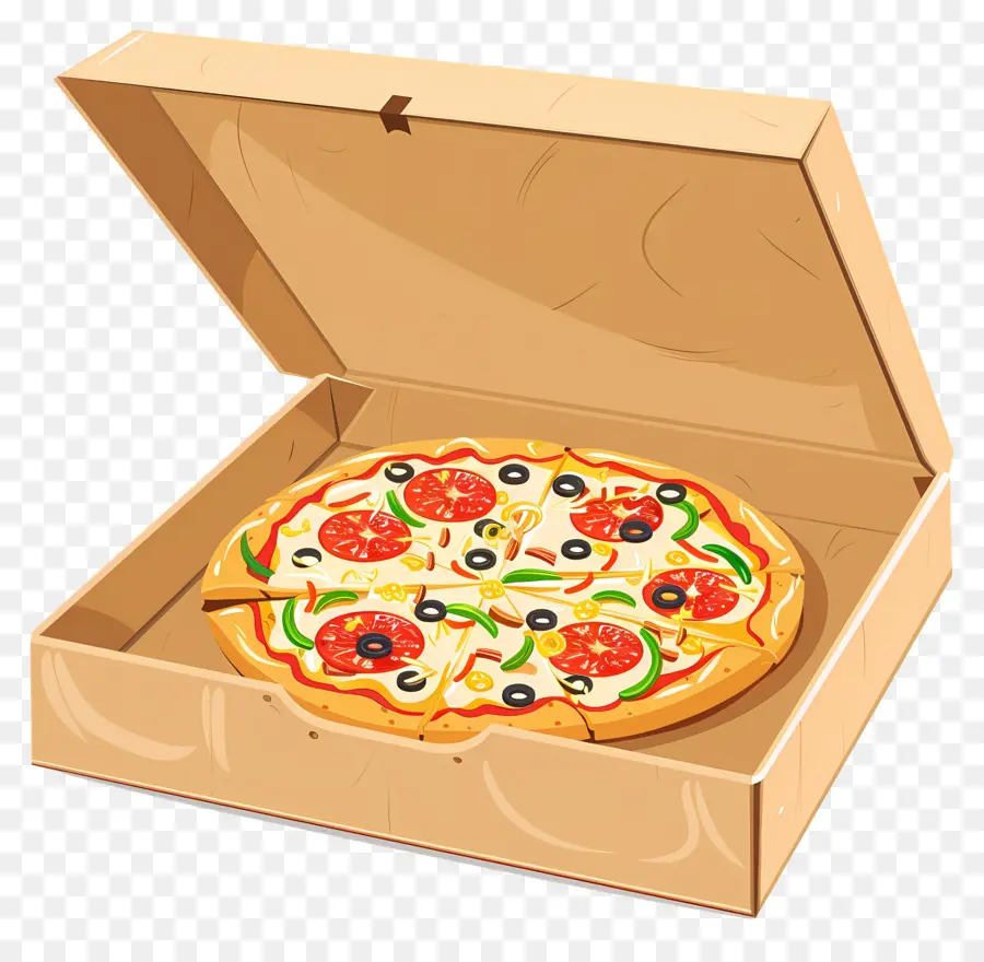 Pizza Kutusu，Kutudaki Pizza PNG