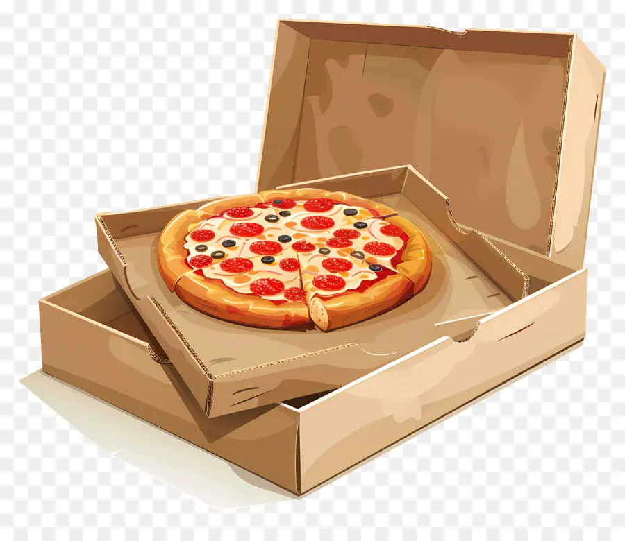 Pizza Kutusu，Kutudaki Pizza PNG