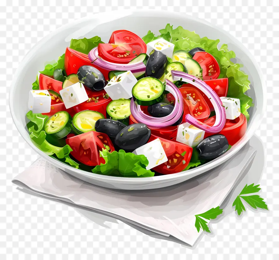 Yunan Salatası，Salata PNG