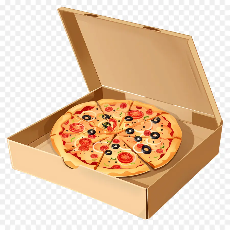 Pizza Kutusu，Kutudaki Pizza PNG