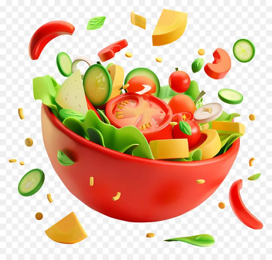 Sağlıklı Salata，Taze Salata PNG