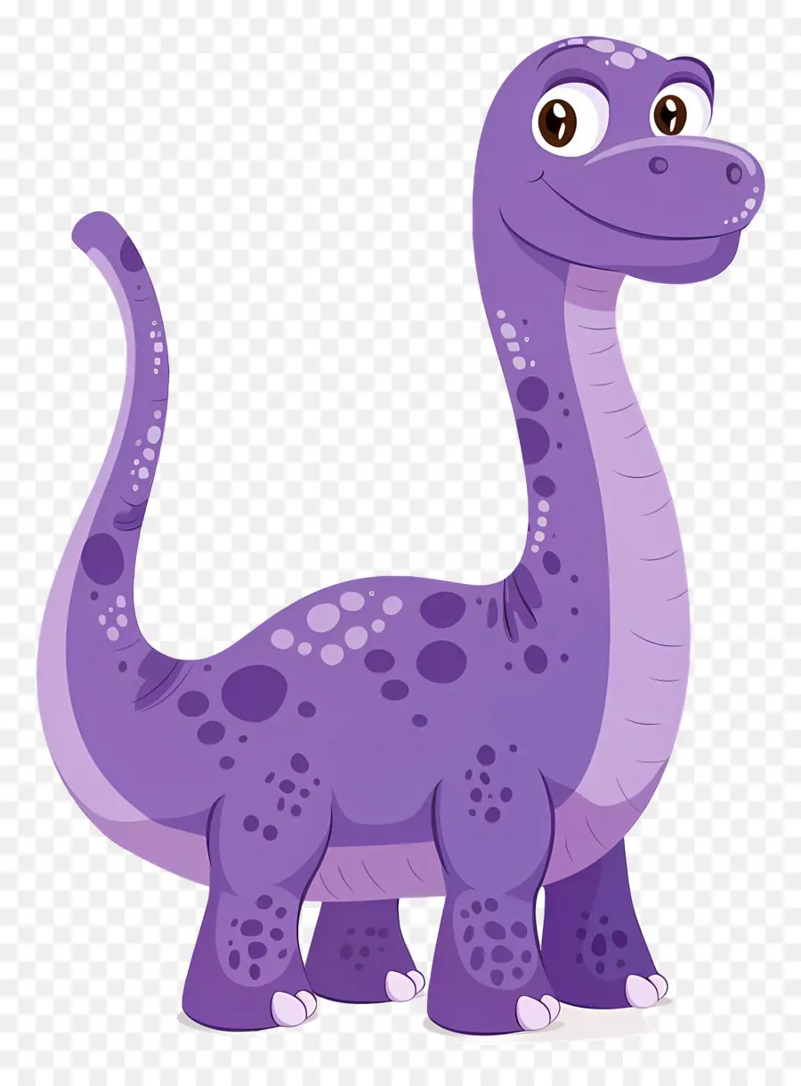 Karikatür Dinozor，Mor Dinozor PNG