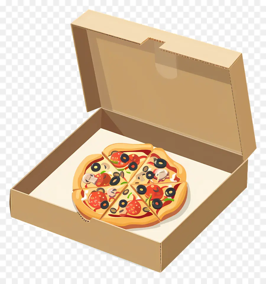 Pizza Kutusu，Kutudaki Pizza PNG