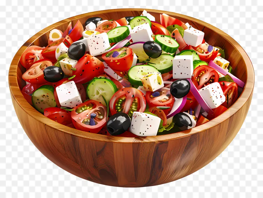 Yunan Salatası，Salata Kasesi PNG