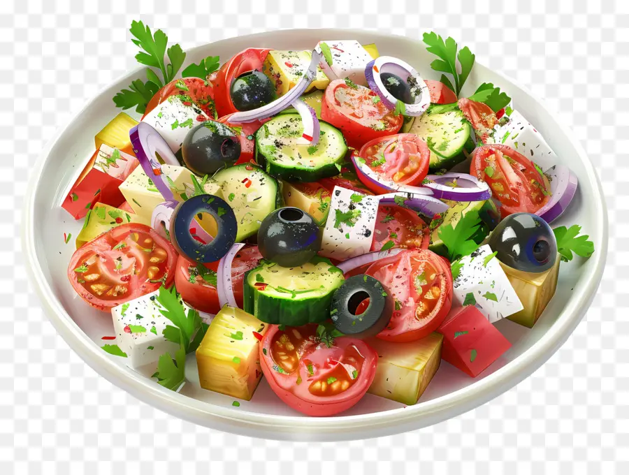 Yunan Salatası，Sebze PNG