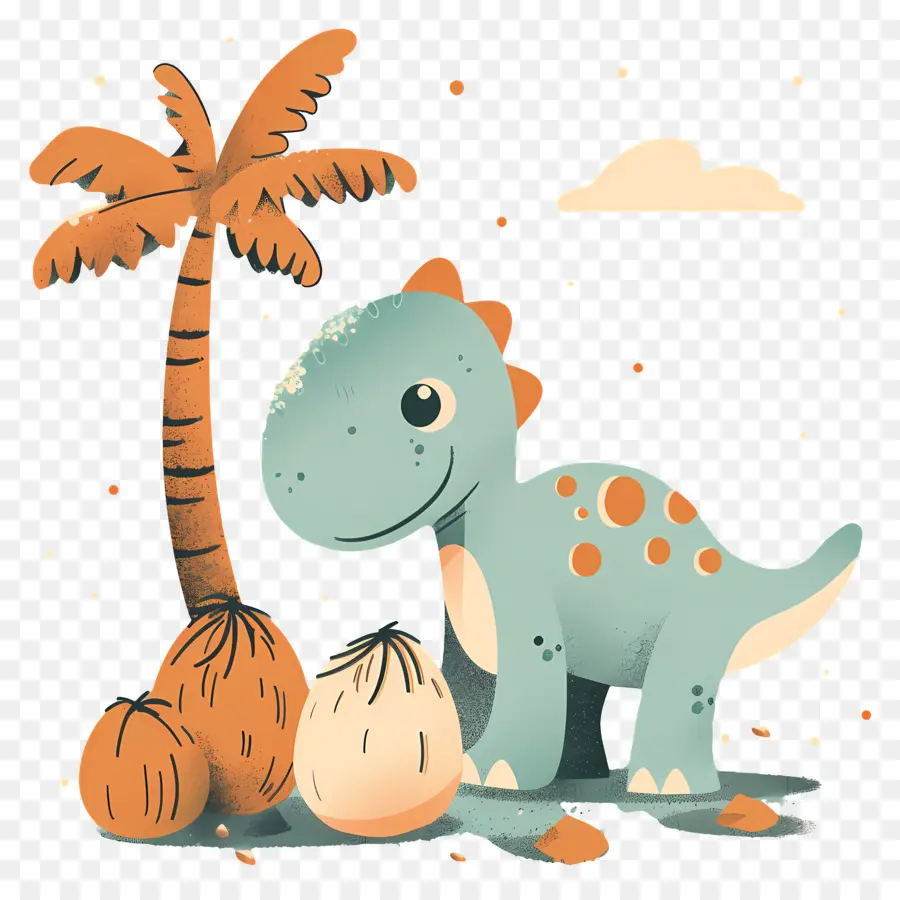 Karikatür Dinozor，Küçük Dinozor PNG