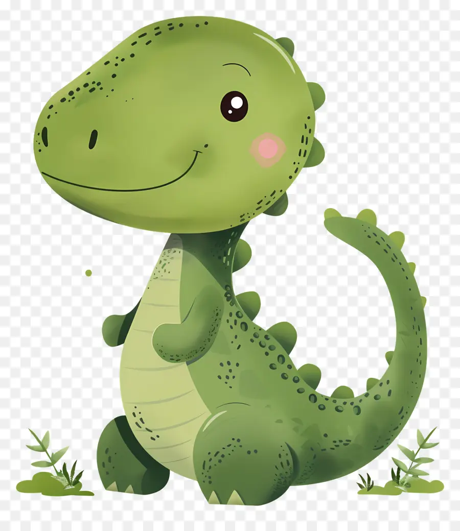 Karikatür Dinozor，Mor Dinozor PNG