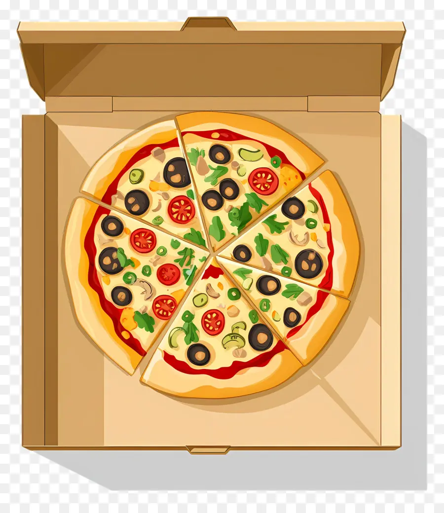 Pizza Kutusu，Kutudaki Pizza PNG