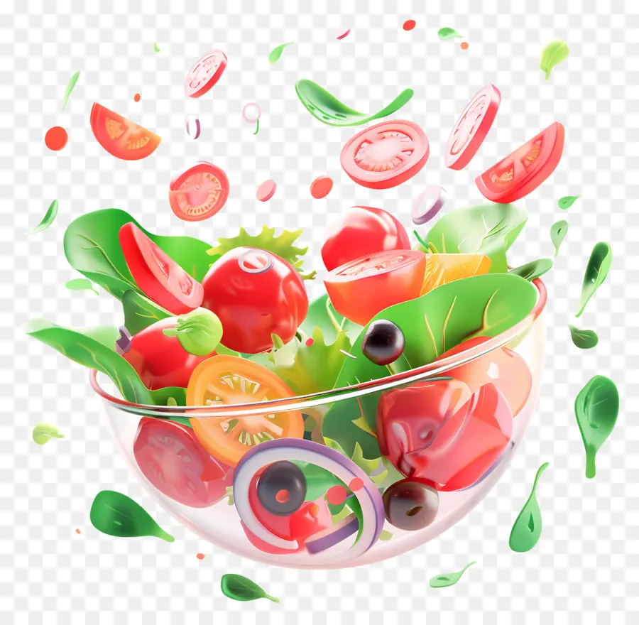 Sağlıklı Salata，Taze Salata PNG