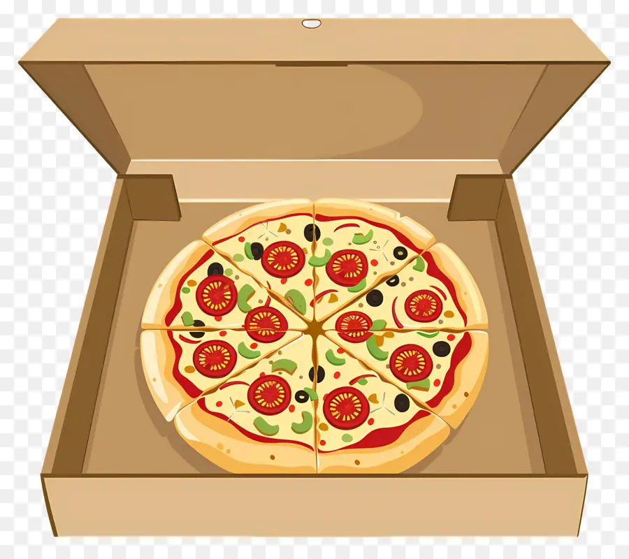 Pizza Kutusu，Kutudaki Pizza PNG