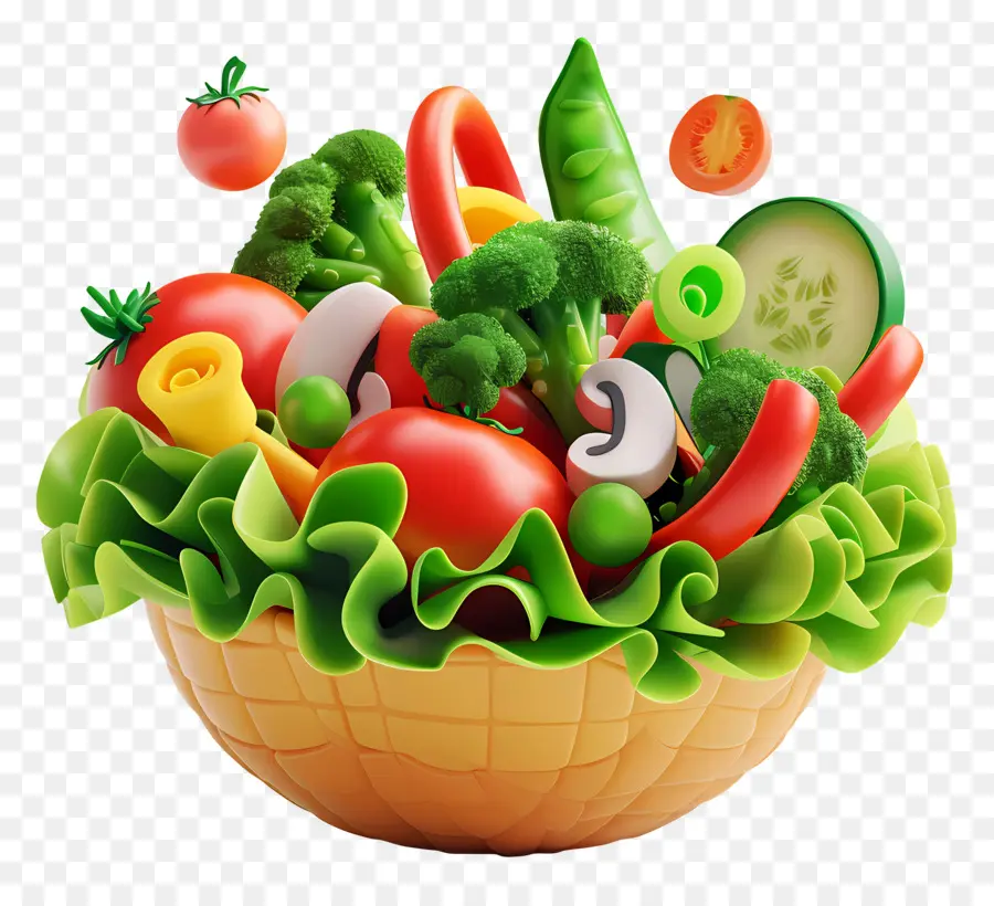 Sağlıklı Salata，Salata Kasesi PNG