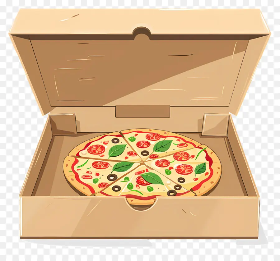 Pizza Kutusu，Kutudaki Pizza PNG