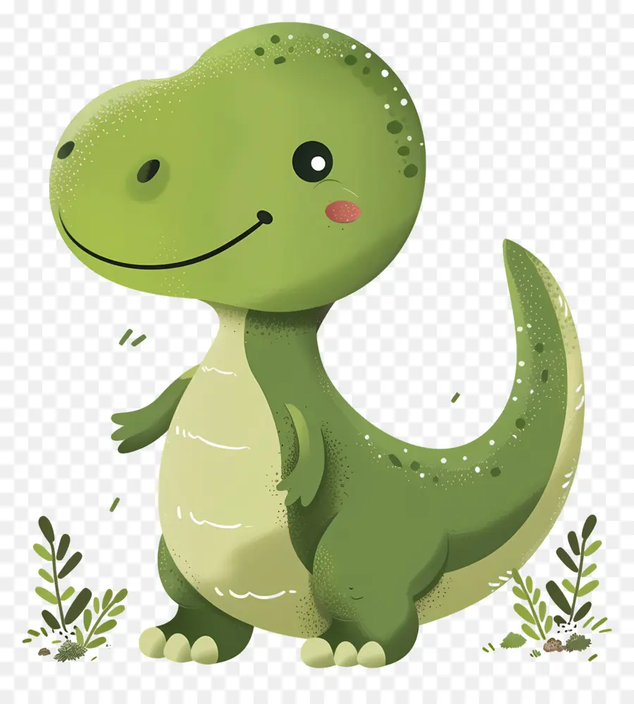 Karikatür Dinozor，Mor Dinozor PNG