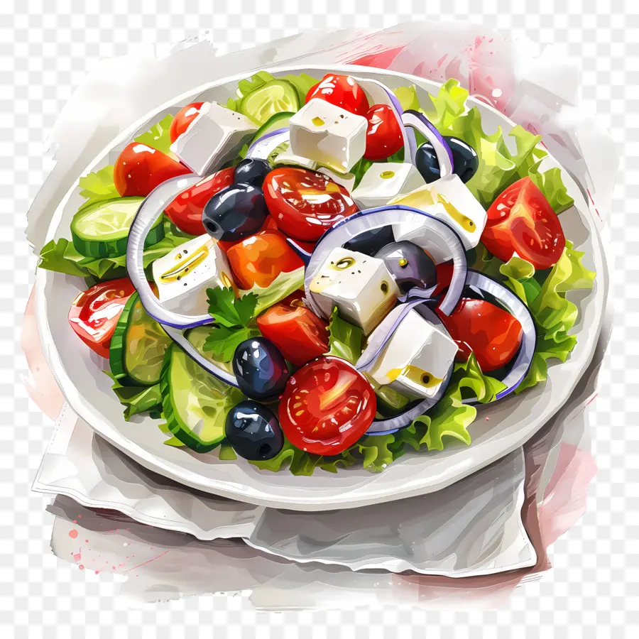 Yunan Salatası，Salata PNG