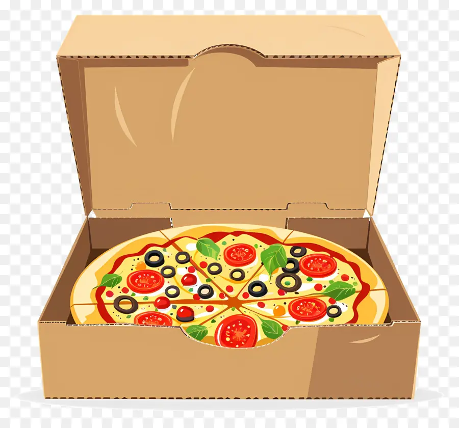 Pizza Kutusu，Kutudaki Pizza PNG