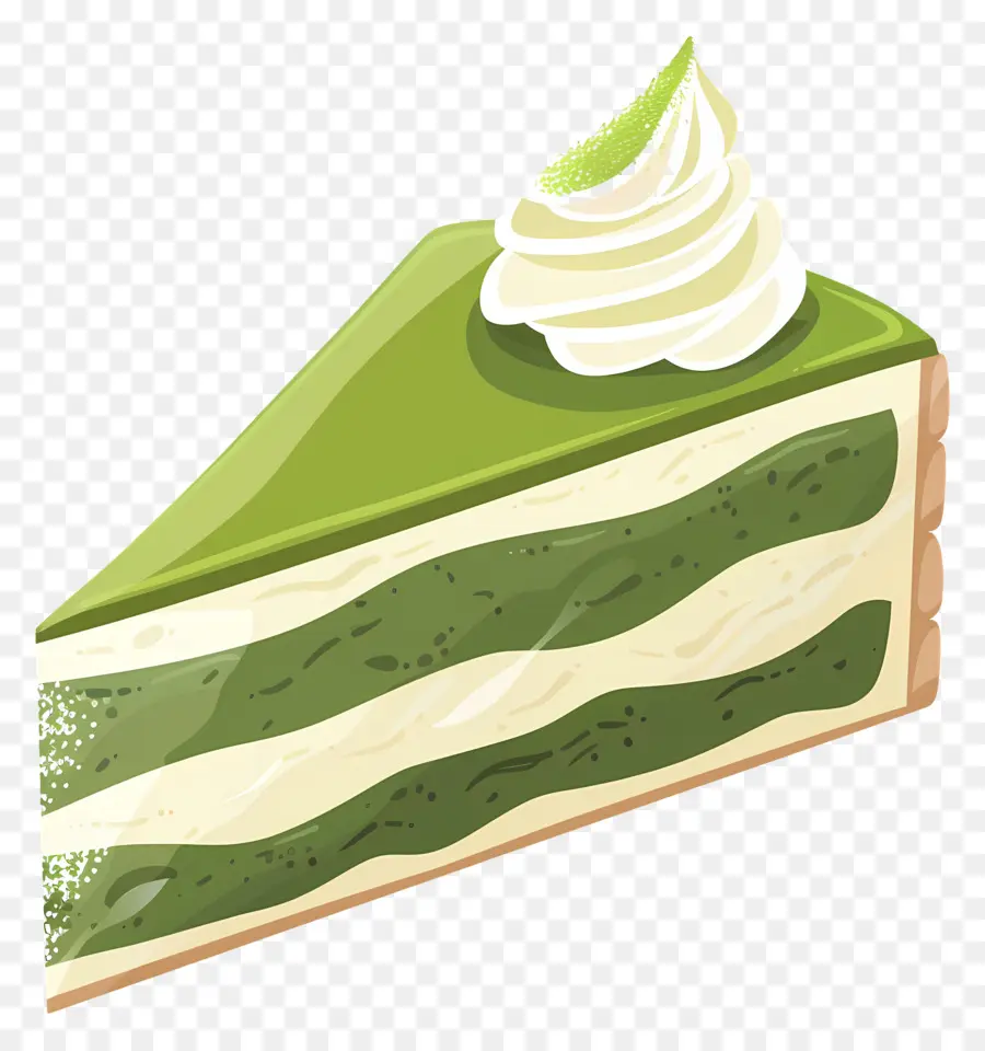 Matcha Kek，Yeşil Kek PNG