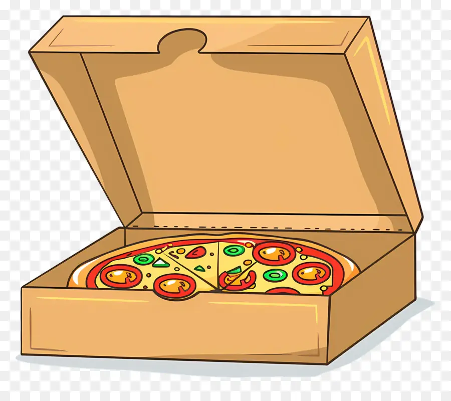 Pizza Kutusu，Kutuda Pizza PNG