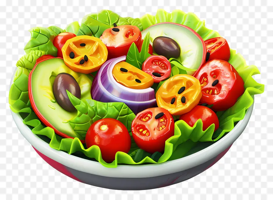 Sağlıklı Salata，Sebze Salatası PNG