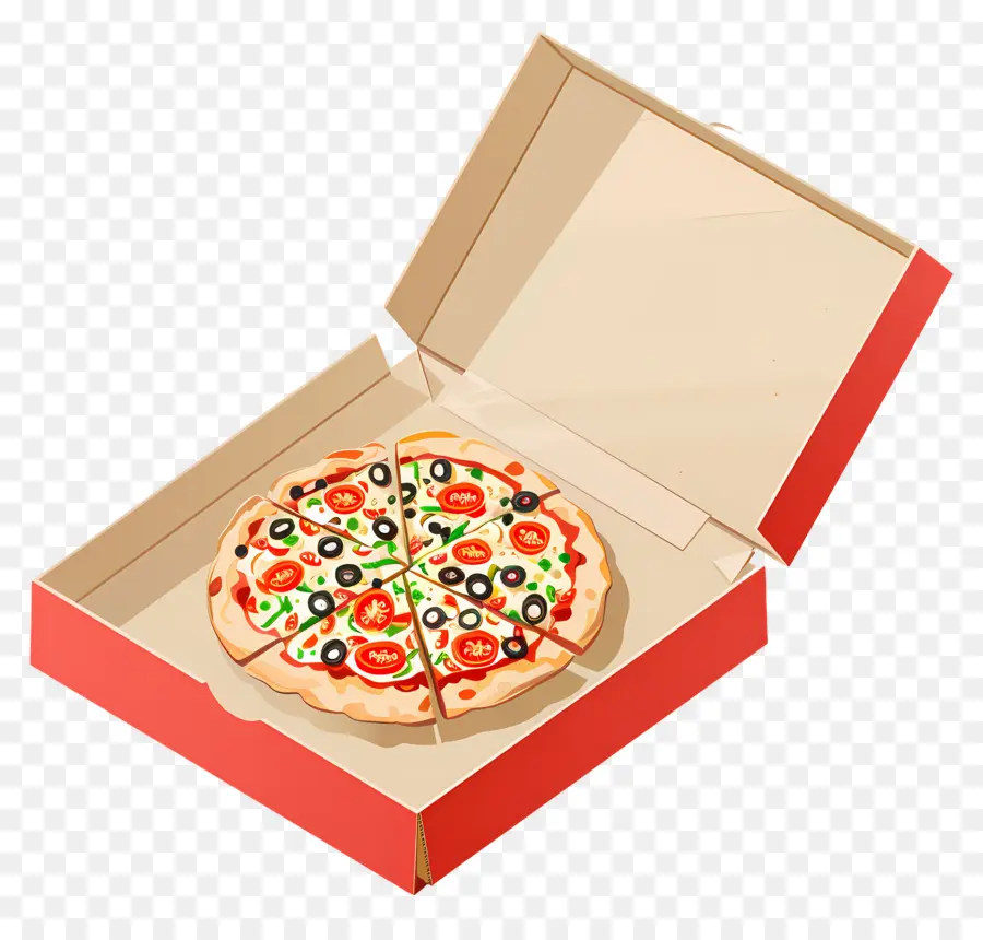 Pizza Kutusu，Kutudaki Pizza PNG