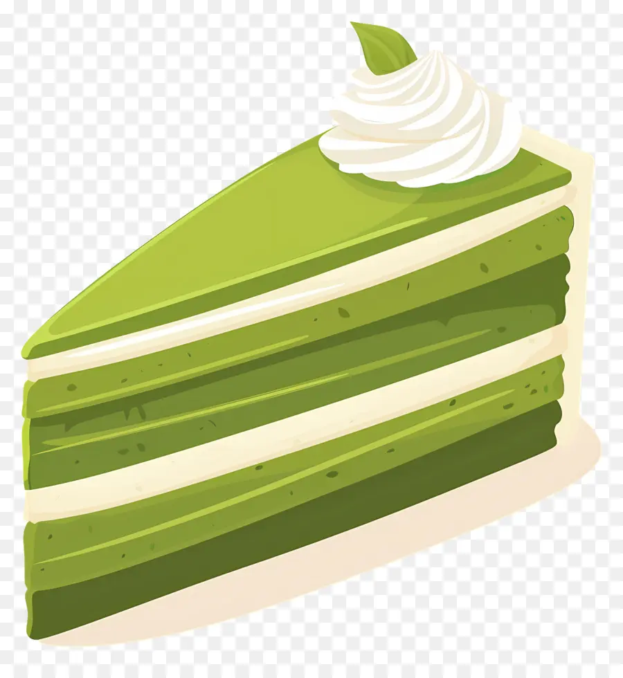 Matcha Kek，Yeşil Kek PNG