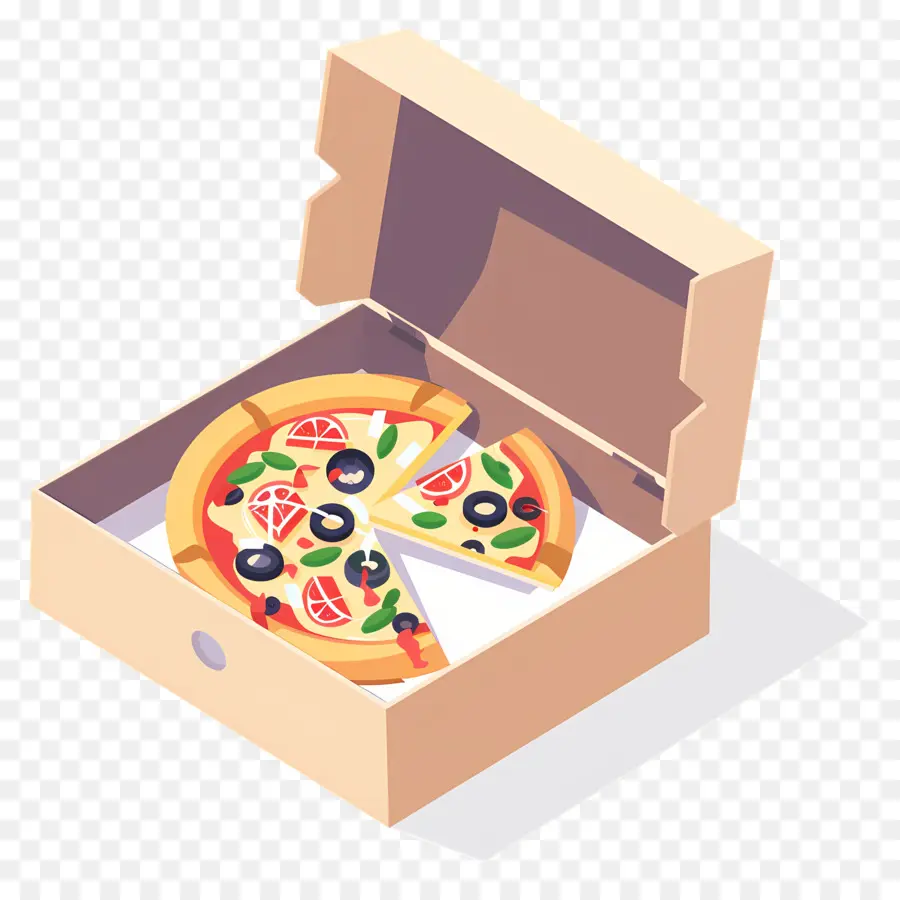 Pizza Kutusu，Kutudaki Pizza PNG