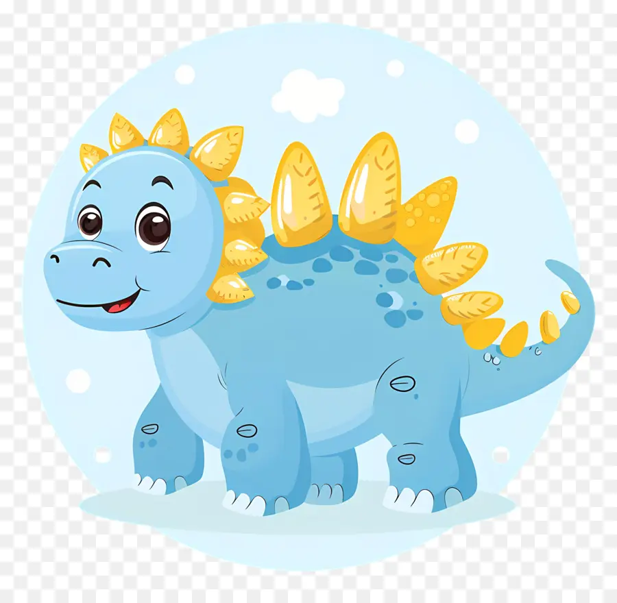 Karikatür Dinozor，Mavi Dinozor PNG